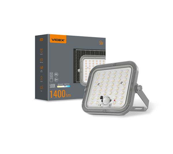 Прожектор LED VIDEX автономний 1400LM 5000K VL-FSO4-205-S(VL-FSO4-205-S)