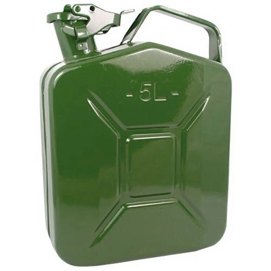 Каністра металева 5 літрів СТАЛЬ(38637)