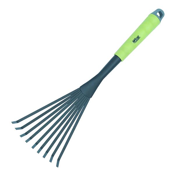 Міні граблі віялові 390мм епоксидне покриття WERK(139026)