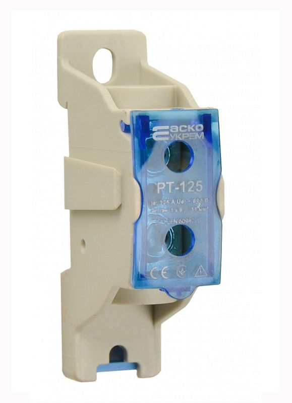 Клема силова прохідна PT-125 Аско(A0130010149)
