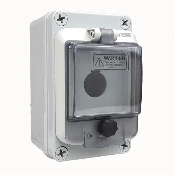 Корпус КП101 PRO IP65 для кнопок, 1 місце з прозорою кришкою TNSy(TNSy5505367)