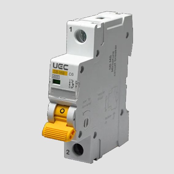 Вимикач автоматичний SB-M8 1P/С06A 4,5кA UEC(MCB45-1-006-C)