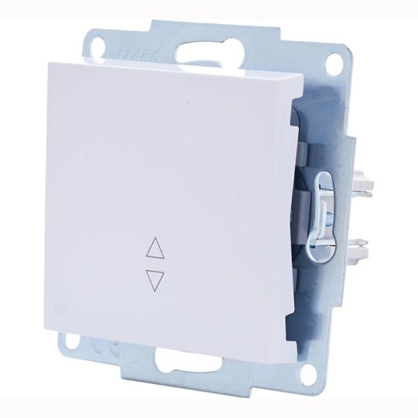 Вимикач 1-кл прохідний Lezard VESNA білий(742-0288-105)