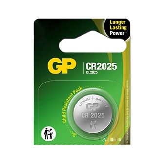 Батарейка GP дискова Lithium Button Cell 3.0V CR2025-2CPU5(CR2025-2CPU5)