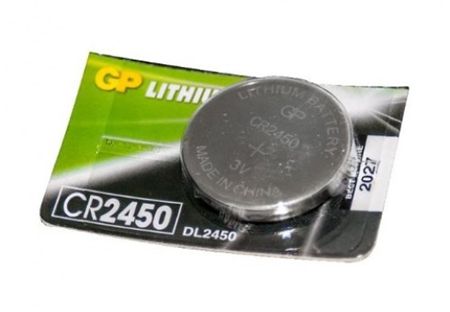 Батарейка GP дисковая Lithium Button Cell 3.0V CR2450-2CPU5(CR2450-2CPU5)