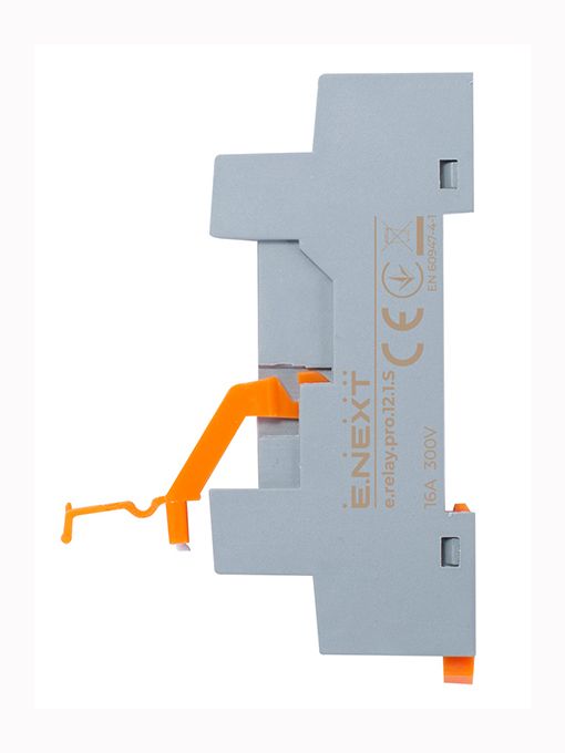 Колодка e.relay.pro.12.1.S для промежуточного реле 12А на 1группу контактов E.NEXT(p091009)