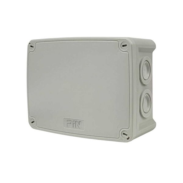 Коробка розподільча KP123GSF (163х123x70), сіра, 10отв., з сальниками і кріпленням, ІР66 911533(911533)