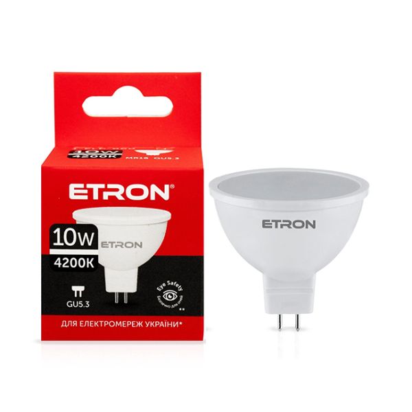 Лампа ETRON Light Power 10W 4200K GU5,3 MR16 1-ELP-860(1-ELP-860)