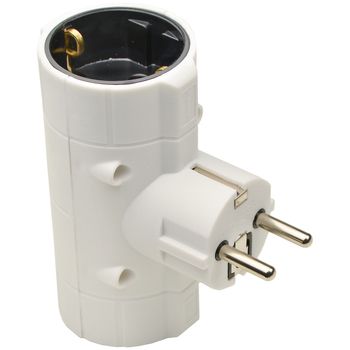 Двойник тип A вертикальный с з/к белий серии Ornat Аско(ECO019001023)