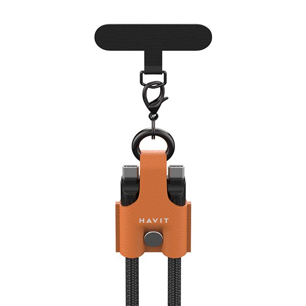 Шнур-кабель HAVIT HV-CB6344, USB-C - USB-C, PD60W, 3A 1.2м(28544)