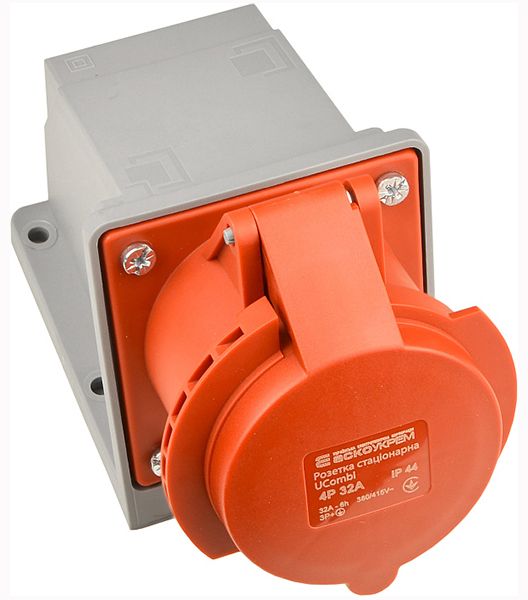 Розетка стаціонарна серії  UСombi 4P 32A IP 44(A0080010147)