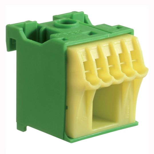 Клема PE-клема 1*16 мм2+5*4мм2 шир. 30мм QiuckConnect KN06E HAGER(KN06E)