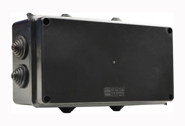 Коробка розподільча 200х100х70, IP65 UAtmo Jet Black АсКо(A0150170038)