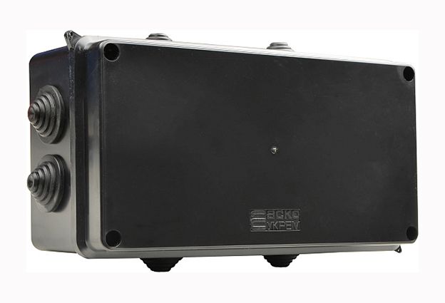Коробка розподільча 200х100х70, IP65 UAtmo Jet Black АсКо(A0150170038)