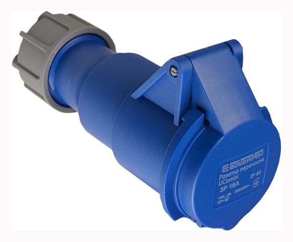 Розетка переносна серії UСombi 3P 16A IP 44(A0080010118)