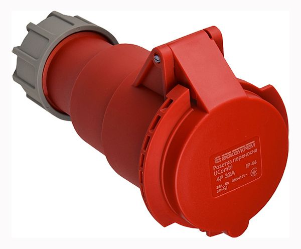 Розетка переносна серії UСombi 4P 32A IP 44(A0080010124)
