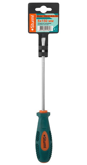 Отвертка шлиц STURM 1040-01-SL6-150 6х150(1040-01-SL6-150)