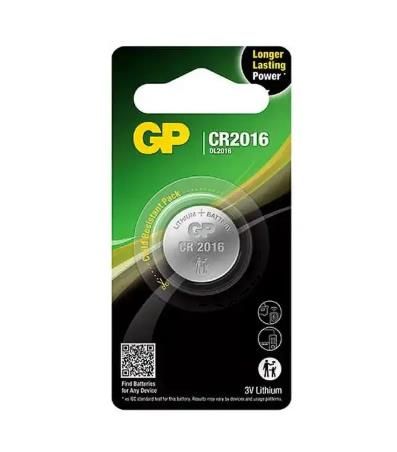 Батарейка GP дискова Lithium Button Cell 3.0V CR2016-2CPU5(CR2016-2CPU5)