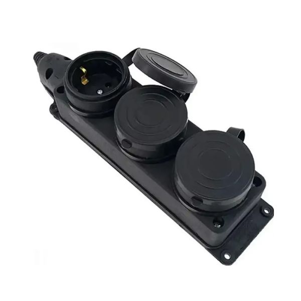 Розетка каучуковая тройная 90348 FAR(90348)