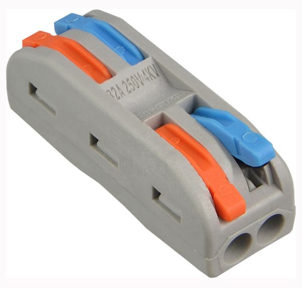 Клема з'єднувальна РСТ-2-2-С кольорова АСКО(A0130010111)