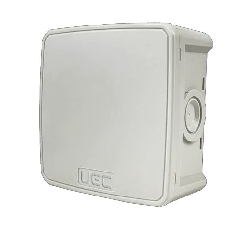 Коробка монтажна для відкритого встановлення 75х75х48мм (зовн. 90х90х51мм) IP65 із скобами сіра UEC(JB-075-075-048-GF-IP65-GR)