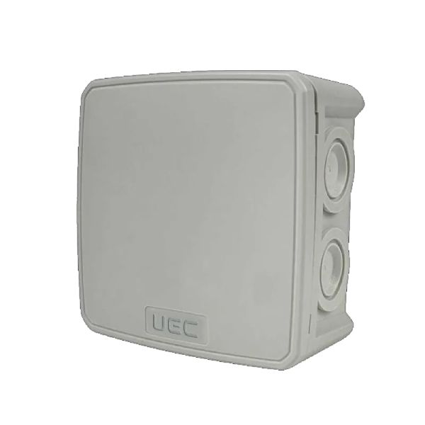 Коробка монтажна для відкритого встановлення 75х75х48мм (зовн. 90х90х51мм) IP54 сіра UEC(JB-075-075-048-G-IP54-GR)