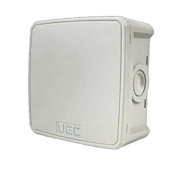 Коробка монтажна для відкритого встановлення 75х75х48мм (зовн. 90х90х51мм) IP65 сіра UEC(JB-075-075-048-G-IP65-GR)