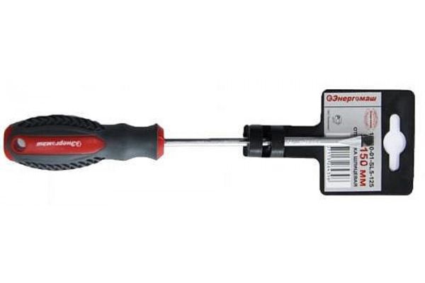 Отвертка шлиц Энергомаш SL5х150мм 10400-01-SL5-150(10400-01-SL5-150)