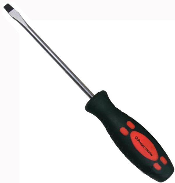 Отвертка шлиц Энергомаш SL6х125мм 10400-02-SL6-125(10400-02-SL6-125)