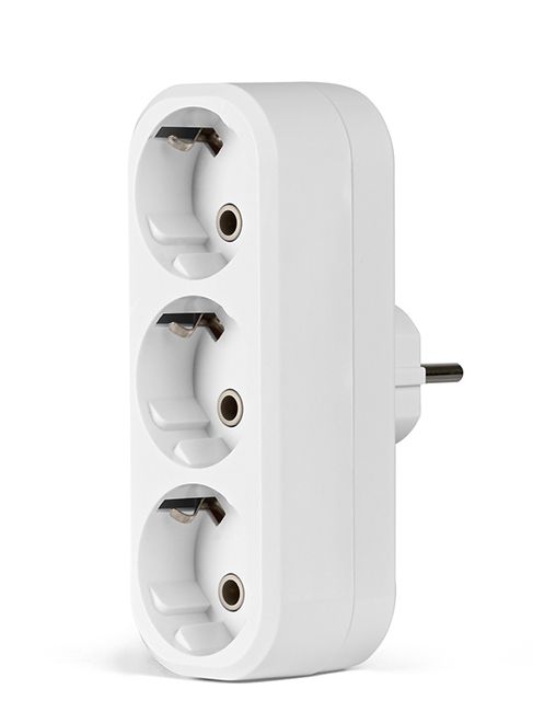 Мережевий розгалужувач із заземленням 3 гнізда білий ТF-MR316G-W TITANUM STANDARD(ТF-MR316G-W)