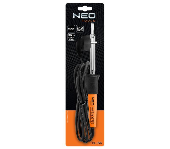 Паяльник електричний NEO Tools 60 Вт (19-156)(19-156)