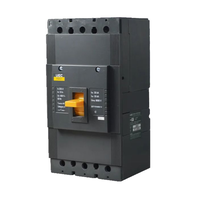 Вимикач  автоматичний PCB37 3Р 250А 35кА UEC(MCCB-PCB-37-3-0250)