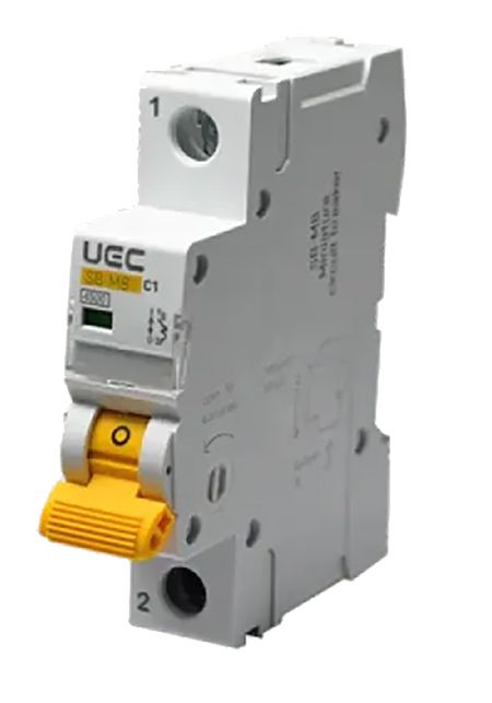 Вимикач автоматичний SB-M8 1P/С01A 4,5кA UEC(MCB45-1-001-C)