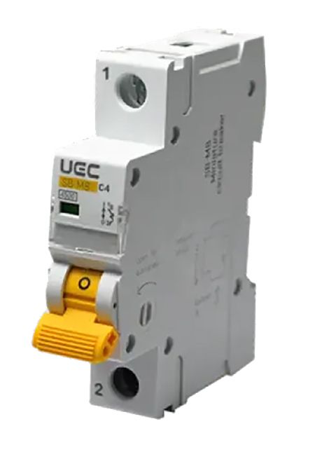 Вимикач автоматичний SB-M8 1P/С04A 4,5кA UEC(MCB45-1-004-C)