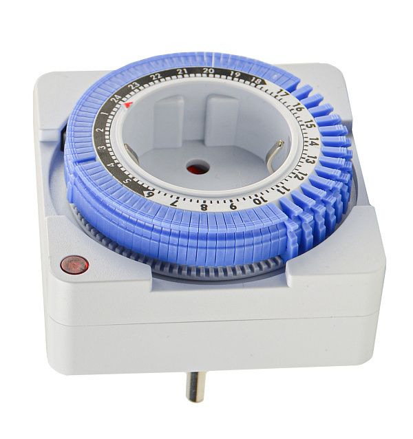 Реле часу розеткове електромеханічне добове URate STD-24 AC 230V 16A Аско(A0010230008)