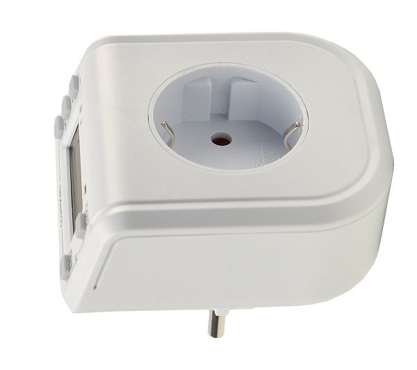 Реле часу розеткове електронне тижневе URate STW-7 AC 230V 16A Аско(A0010230009)
