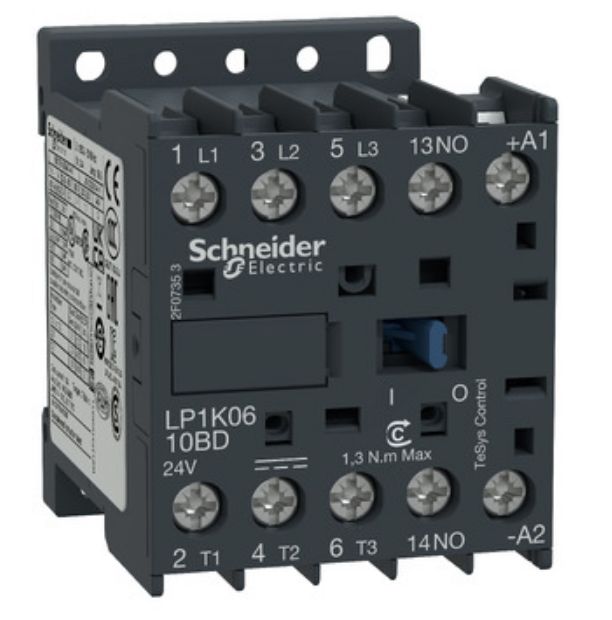 Контактор LP1K0610BD 6A DC 24V 1NO(LP1K0610BD)