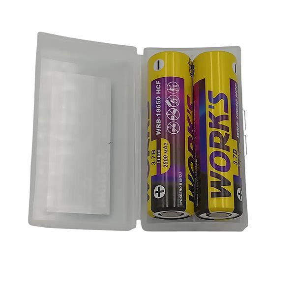 Акумулятор Li-ion WRB-18650 HCF Works (2шт. в блістері)(146829)