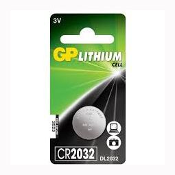 Батарейка GP дискова Lithium Button Cell 3.0V CR2032-2CPU1(CR2032-2CPU1)
