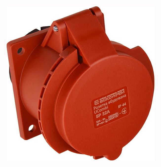 Розетка вбудована серії UСombi 5P 32A IP 44(A0080010163)