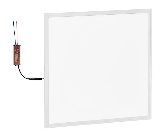 Світильник DELUX PANEL 52 опал 40Вт 6500К 3600лм білий 595*595*8мм(90024118)