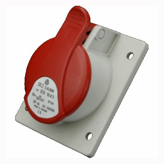 Розетка вбудована IEN 3243 4р/32А, SEZ IP44(IEN 3243)
