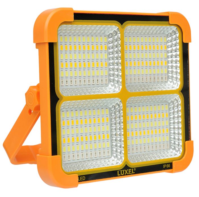 Прожектор LUXEL LED переносний автономний з сонячною панеллю 20W IP66 (SFLP-20)(SFLP-20)