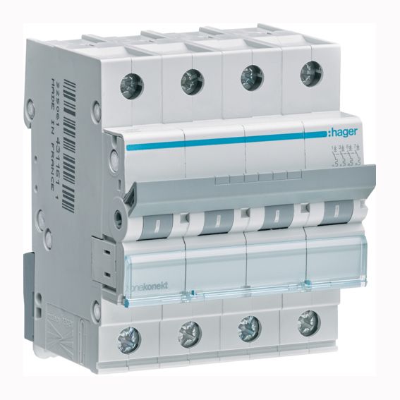 Вимикач автоматичний Hager MCN450, 4р/50А(MCN450)