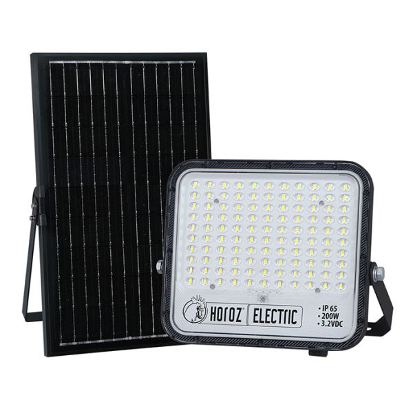 Прожектор на сонячній батареї TIGER PRO-200 200W 6400K HOROZ ELECTRIC(TIGER PRO-200)