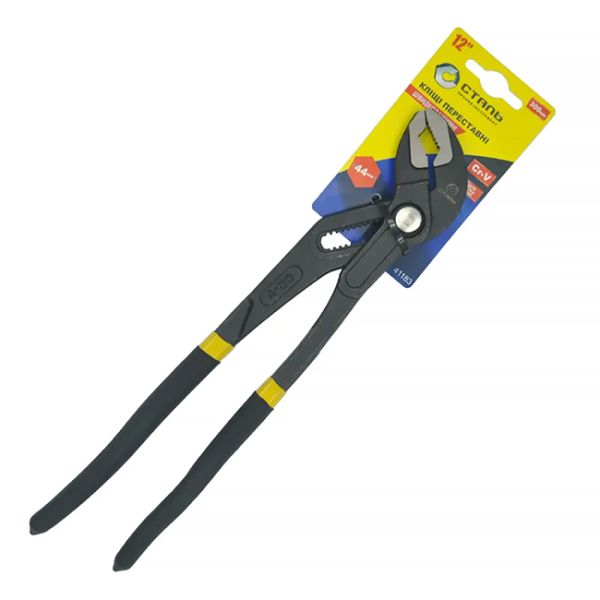 Кліщі переставні 300мм. СТАЛЬ 41183(41183)