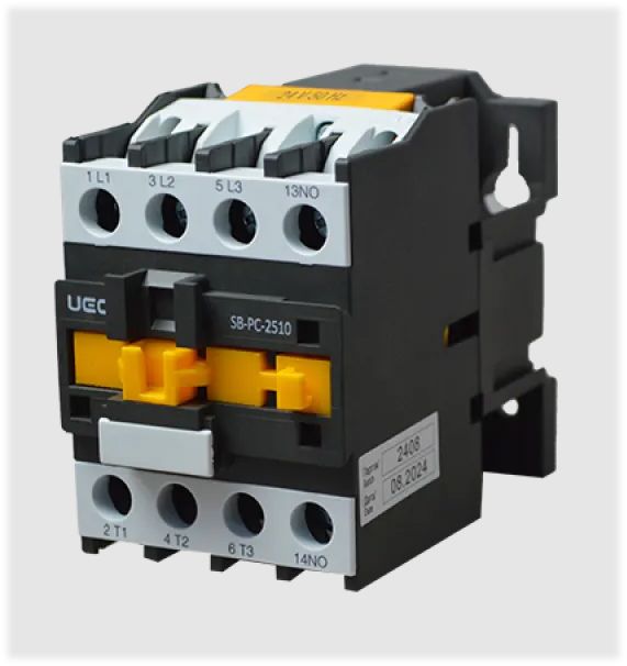 Контактор SB-PC-025 25A 24В/АС3 1з (НВ) UEC(PC2-SB-025-24-10)