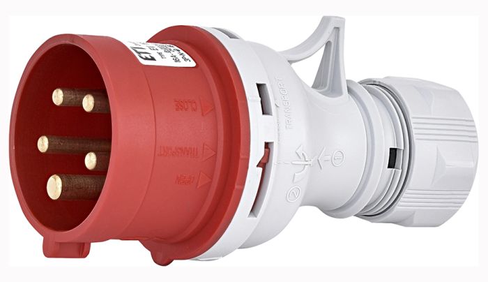 Вилка кабельна EV-1653 N 16 А 3Р+N+РЕ 400V ІР44 ETI(4482161)