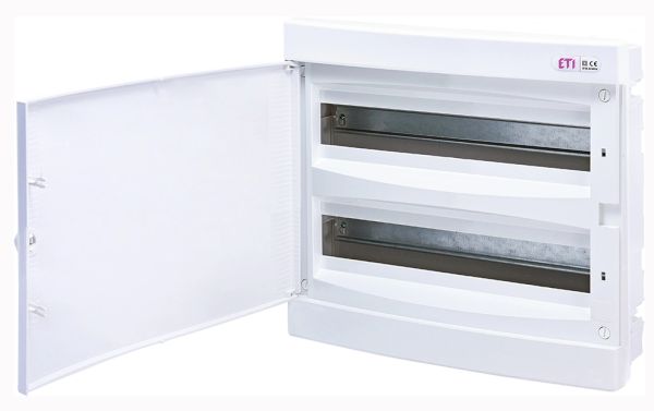 Щиток 36 модульный білі дверцята IP 40 ЕСМ 2x18PO в/у, ЕТІ(1101084)