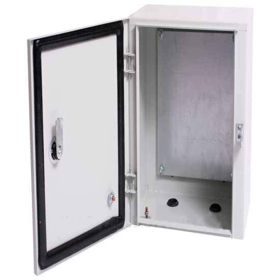 Бокс монтажный БМ-124+П (герметичный) IP54 с ПАНЕЛЬЮ(Б00029549)